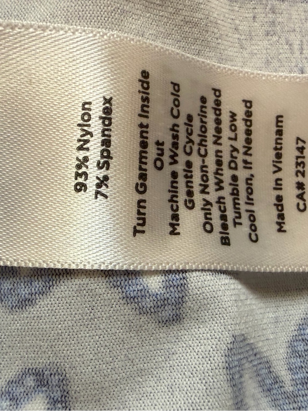 Talbots Blue Print Sleeveless Knit Dress Size 6 - Picture 5 of 7